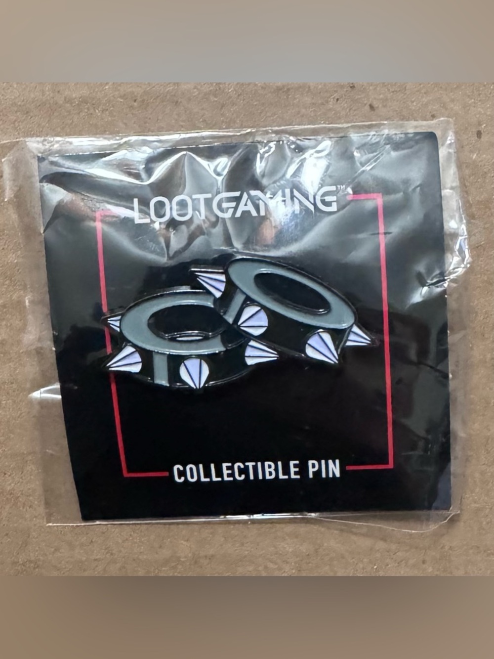 Nintendo x Bowser Spiked Ring Collectible Enamel Pin - Black & Silver